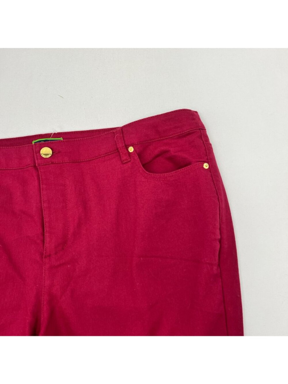 C Wonder Womens Bootcut Jeans Raspberry High Rise Size 20WP - Picture 3 of 9